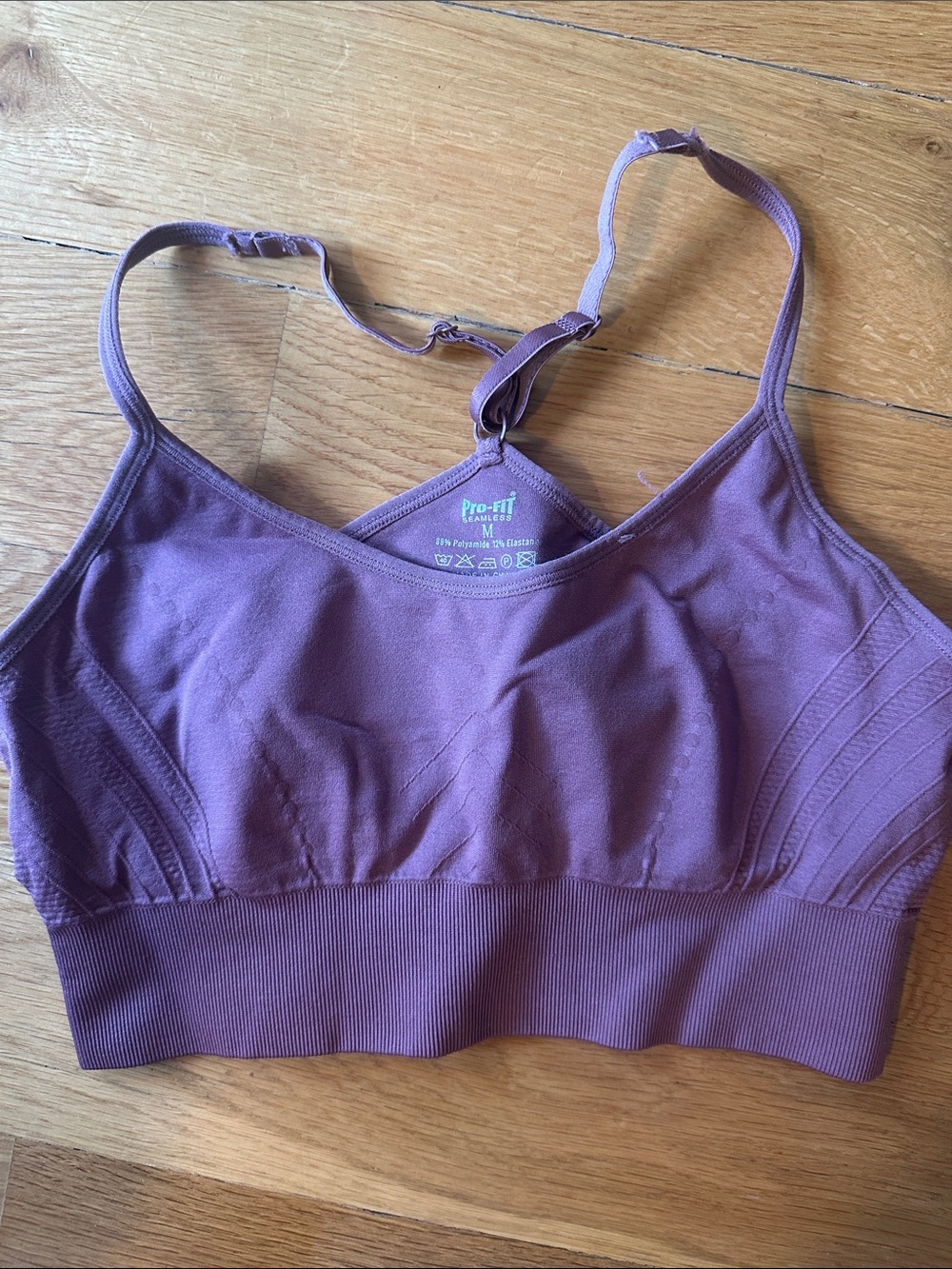 Pro-Fit Lavender Seamless Racerback Sports Bralette